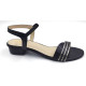 939 : Balujas Black Block Heel Ladies Sandal