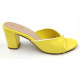 HOS-182 : Balujas Yellow Block Heel Slipper