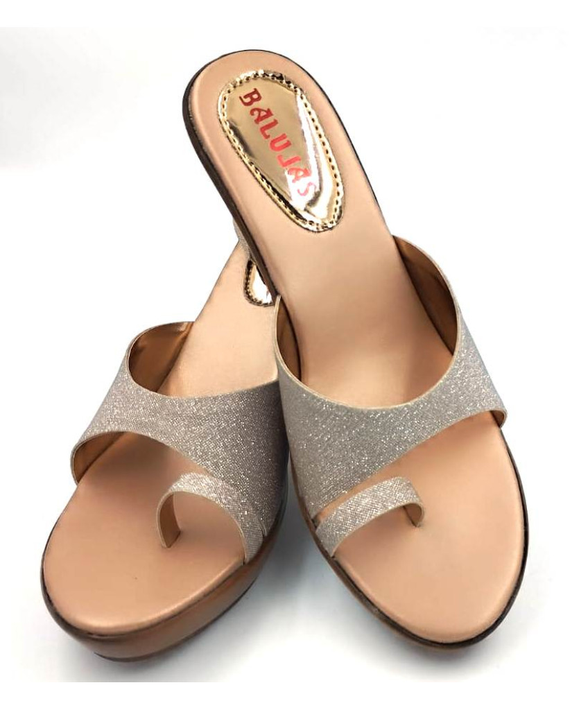 CR-103: Balujas Sultan Block Heel Ladies Slipper