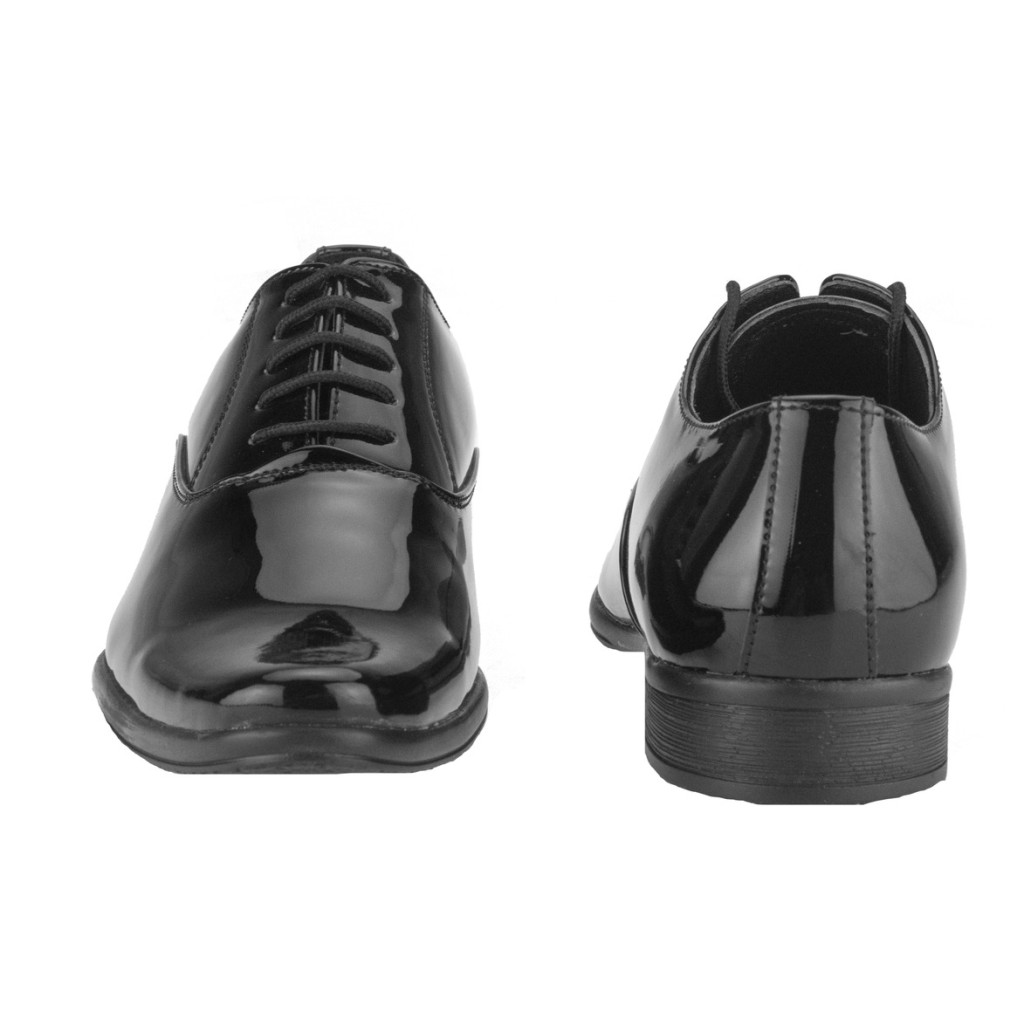 1045 : Balujas Men Black Micro Shoes
