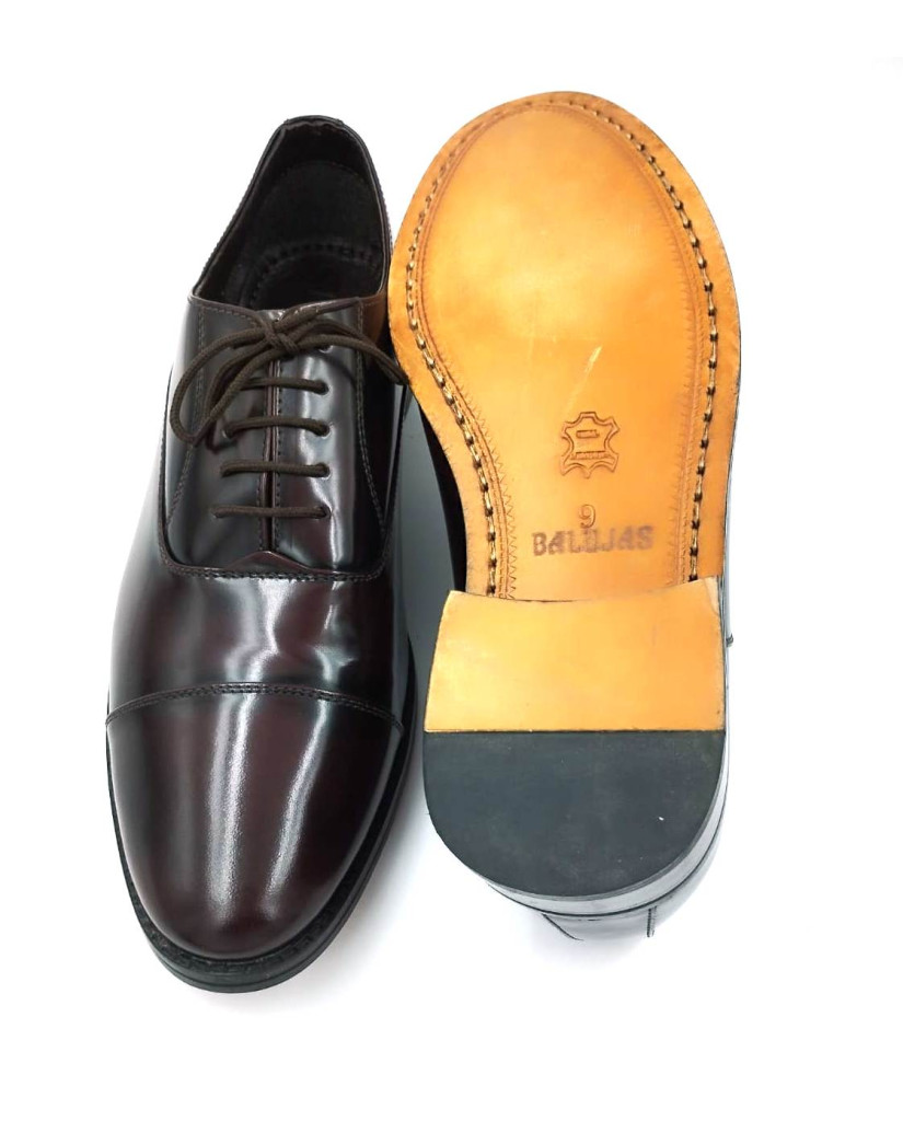 1033 : Balujas Cherry Men's Oxford Leather Formal Shoes