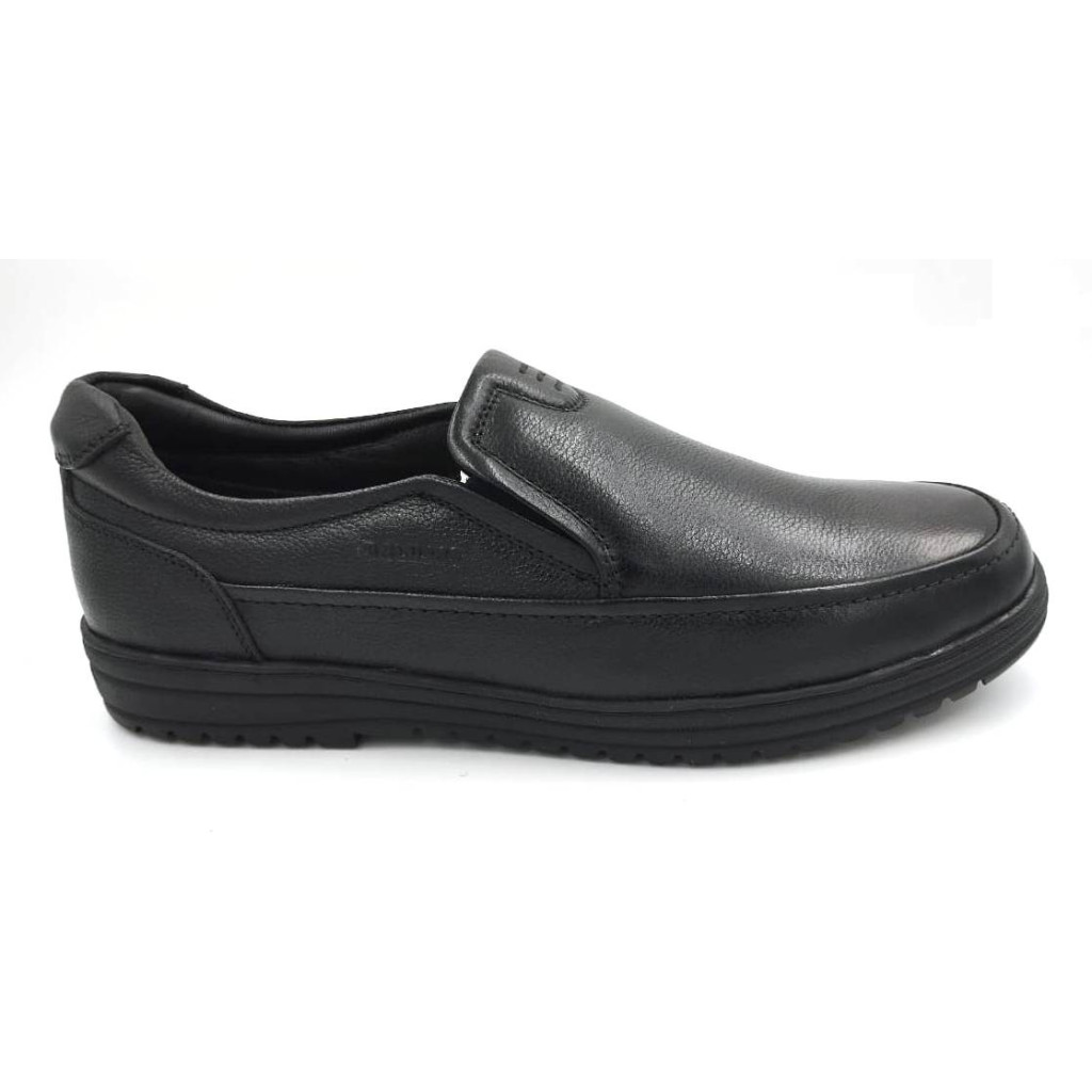 COMFORT-01 : Balujas Men Black Comfort Formal Leather Shoes