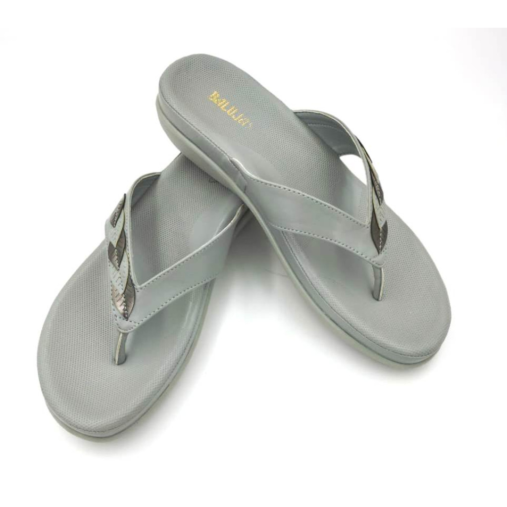 F45-5515 : Balujas Grey Ladies Chappal