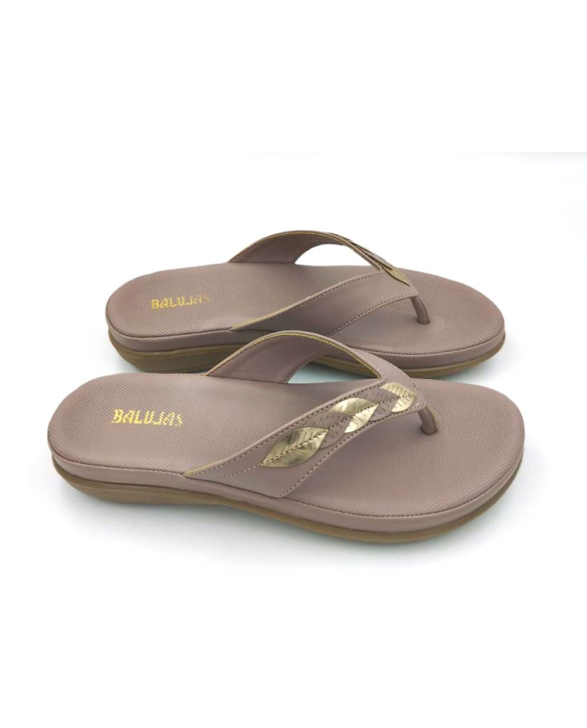 F45-5515 : Balujas Peach(Move) Ladies Chappal