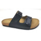 Bal-251 : Balujas Black Flat Ladies Slipper